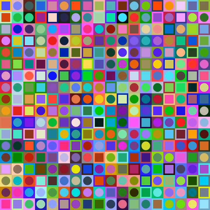 Square Dot Composition #91