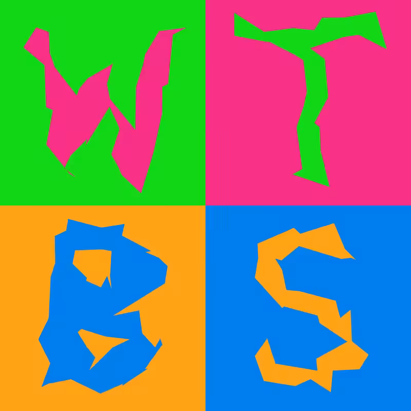 Waiting To Be Signed Logo with Wobbles #394