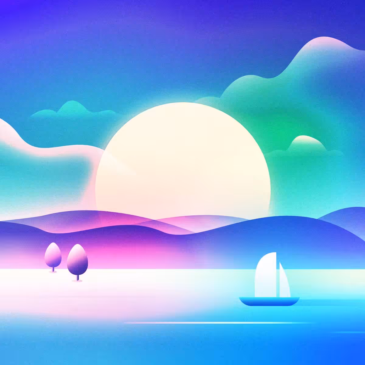 Blue sea