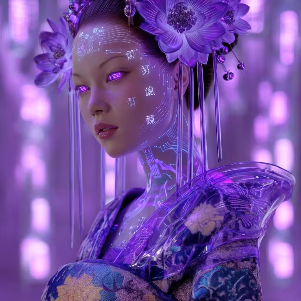 Violet Code Blossom