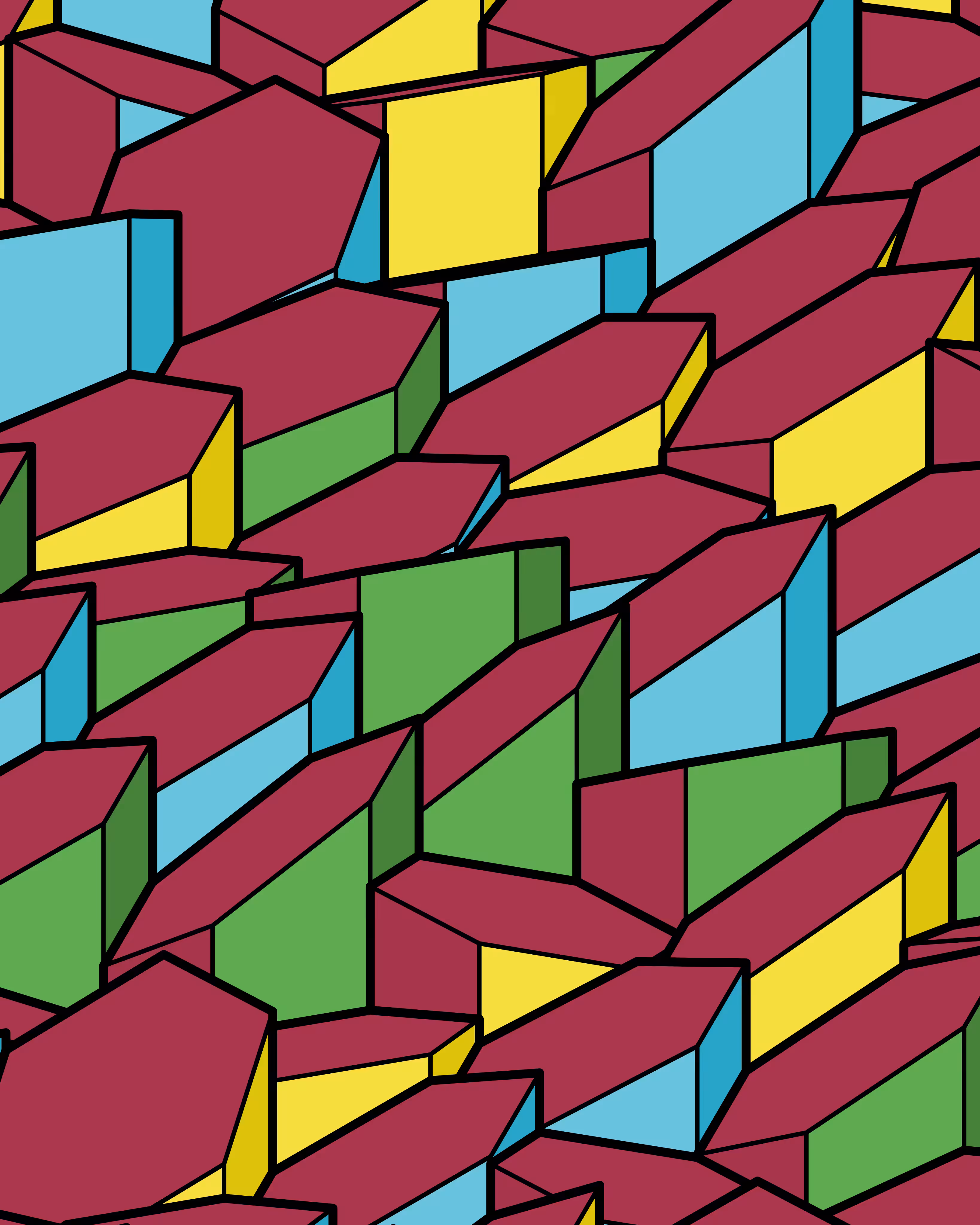 Hexagones Landscape #300