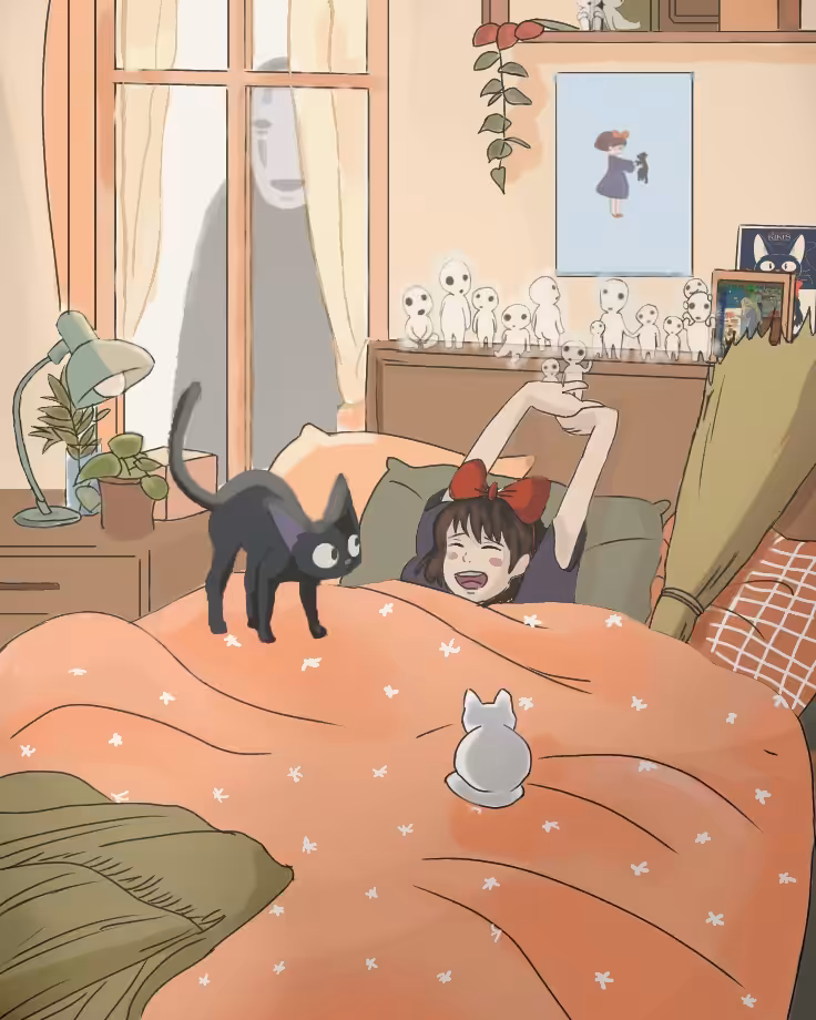 Good morning Jiji🐱❤