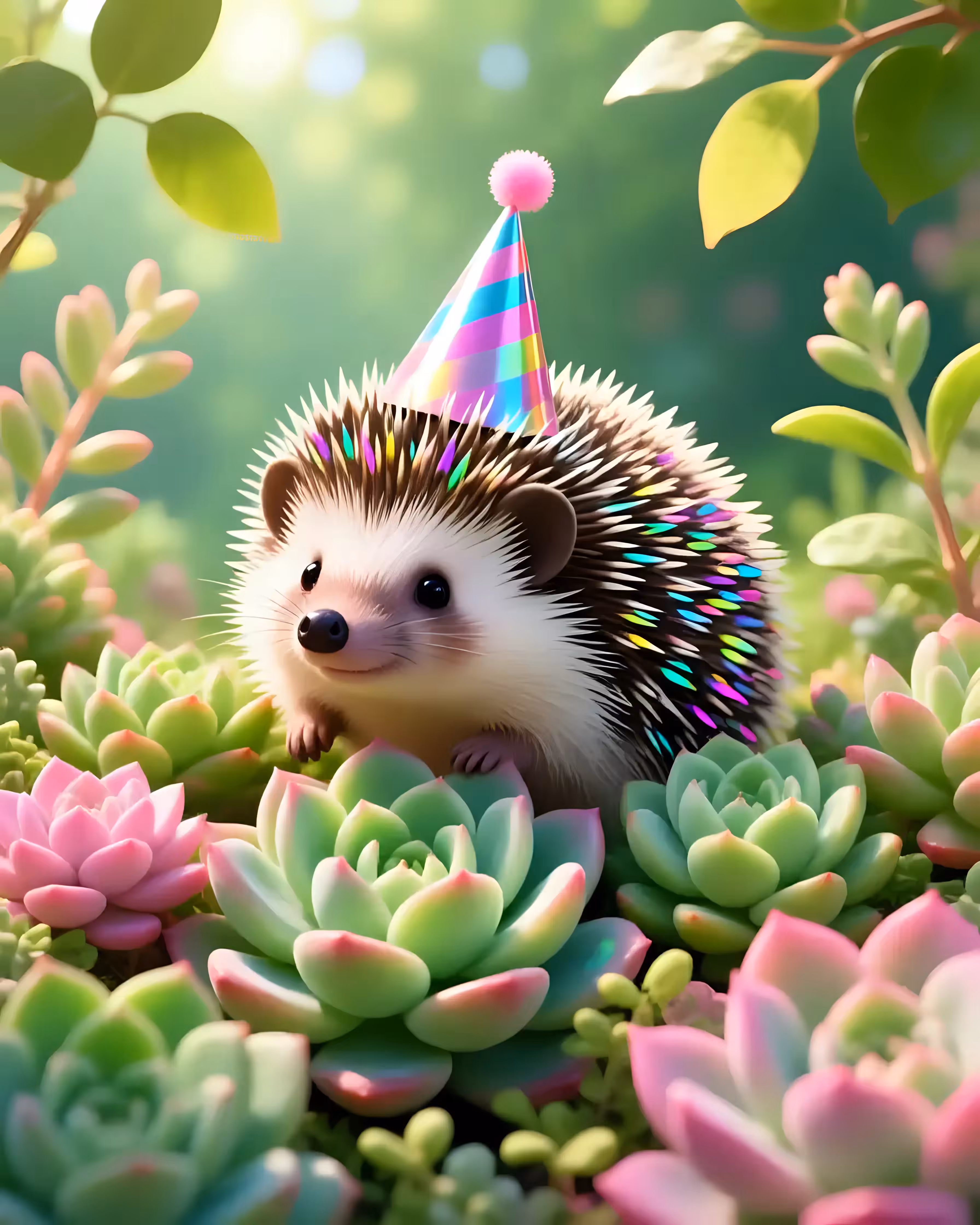 Happy as a hedgehog 
