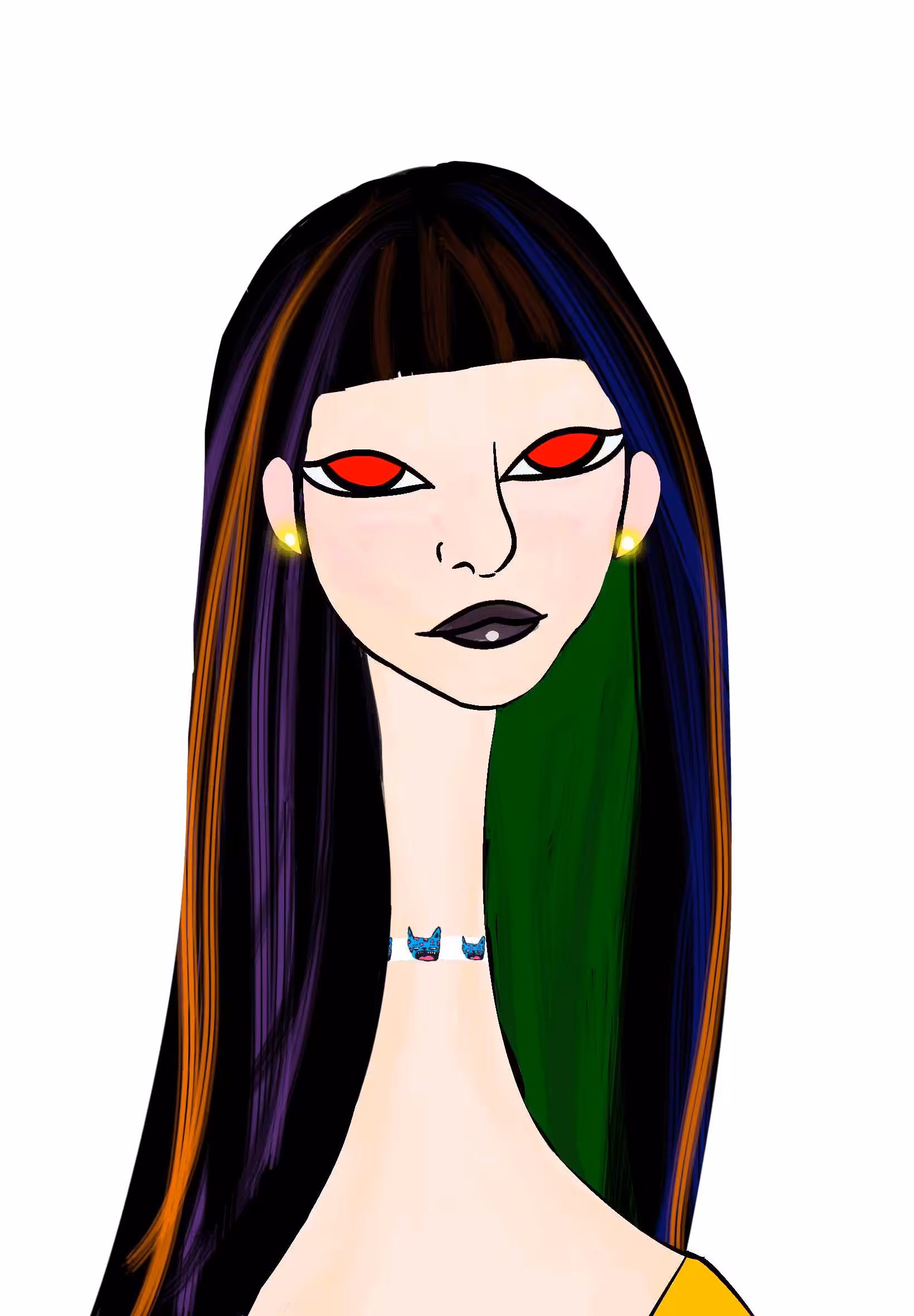Long Neckie Ladies: Long Neckie Lady #2231