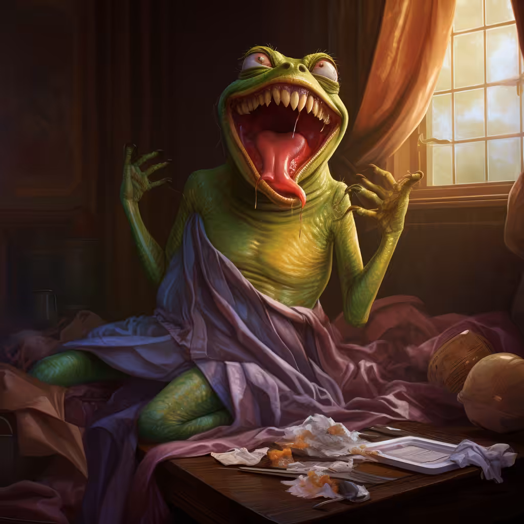 Trash Art Collection: Wake Up! And Smell The PEPE!!!