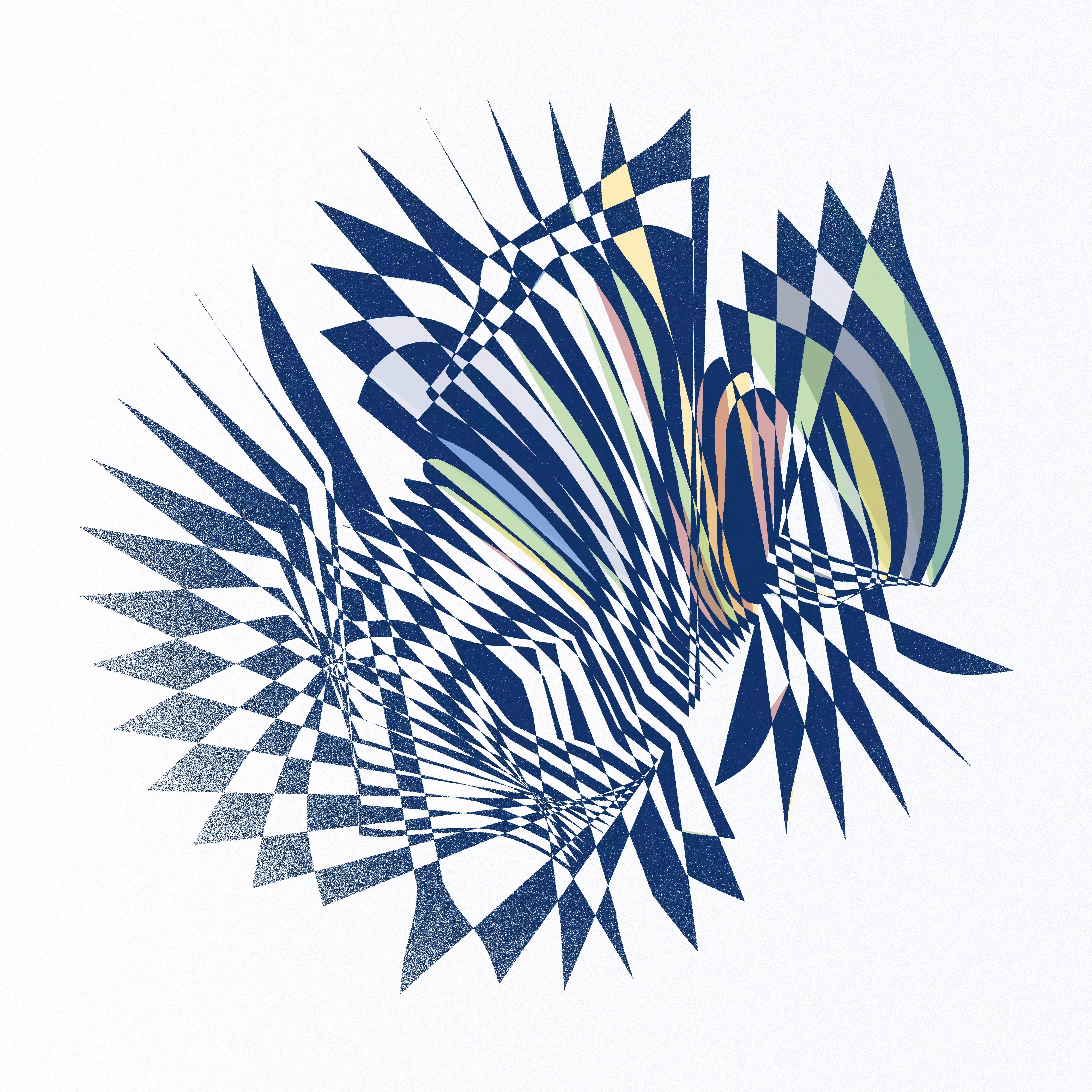 Shards of Blue #4785 "Untitled"