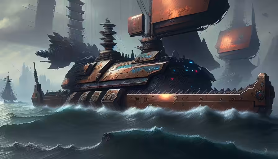 Viking 2135 warship