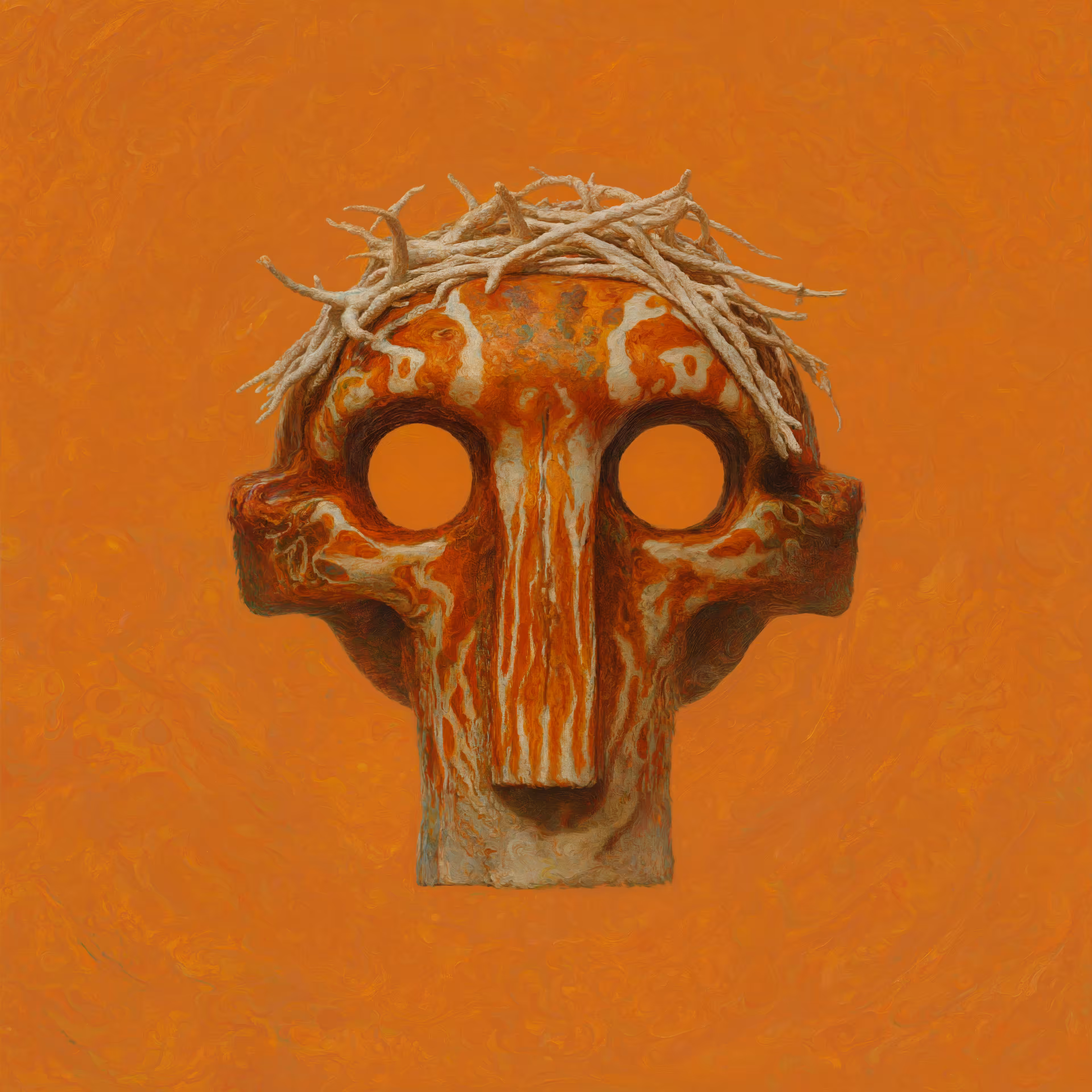 Masks of Luci: Polished Burl
