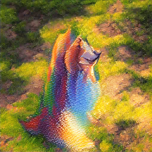 Rainbow puppers