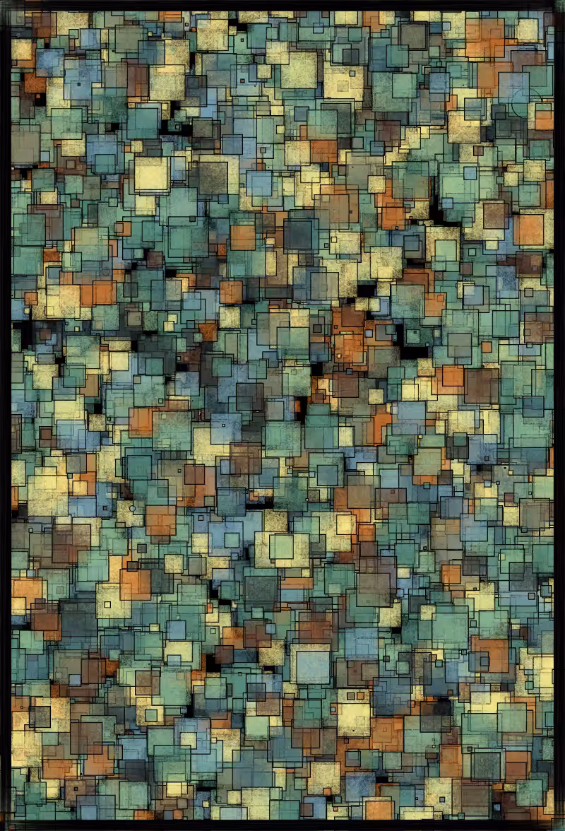 Circles In A Square World #25