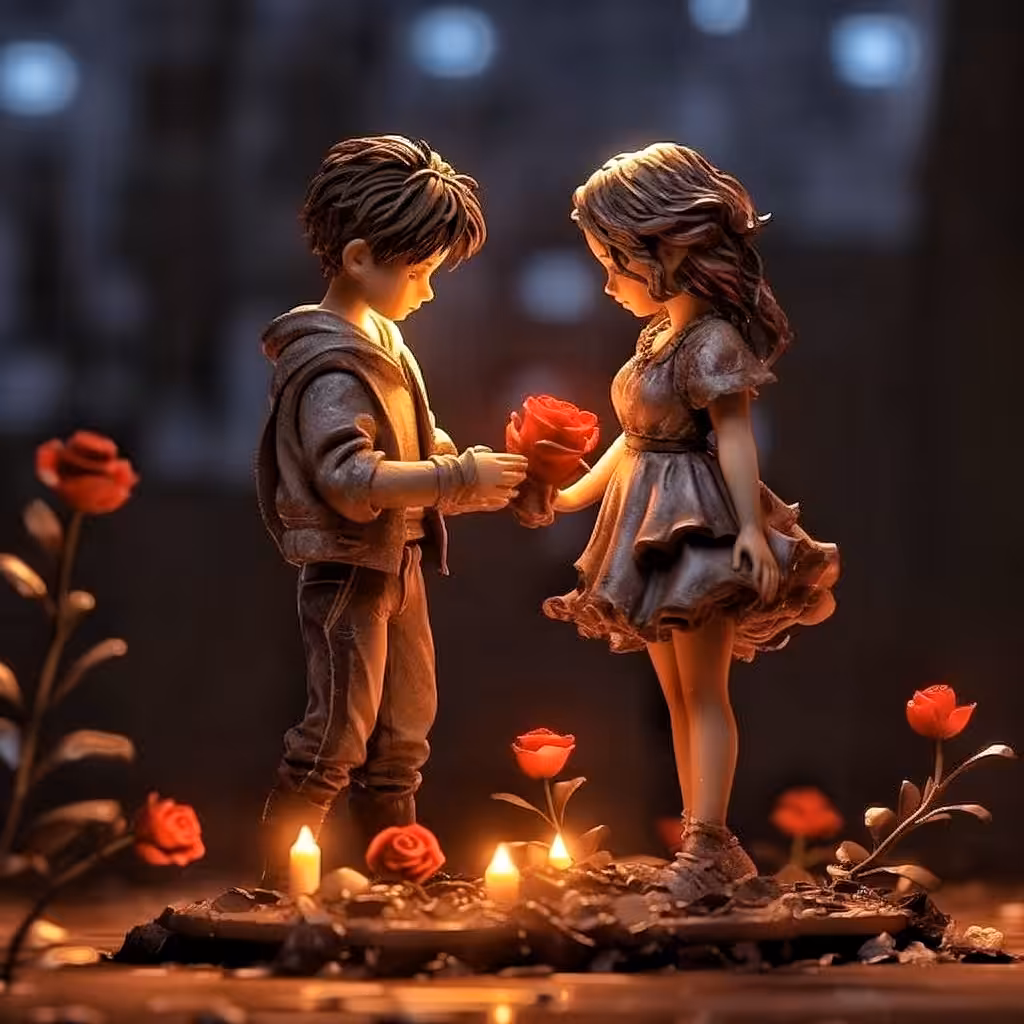 Cute Sculpture Love in the air #2