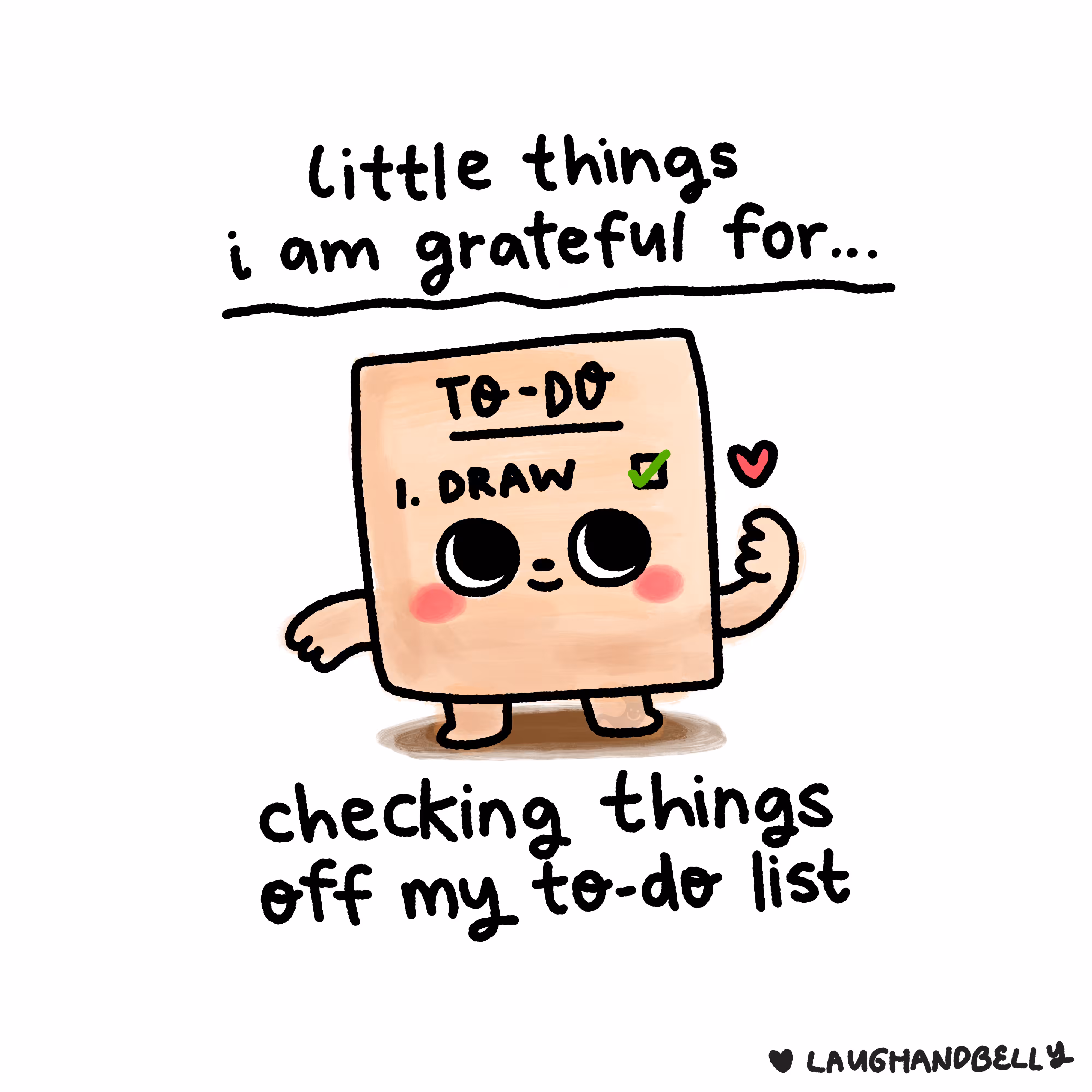 little things i am grateful for: Checking things off my to-do list