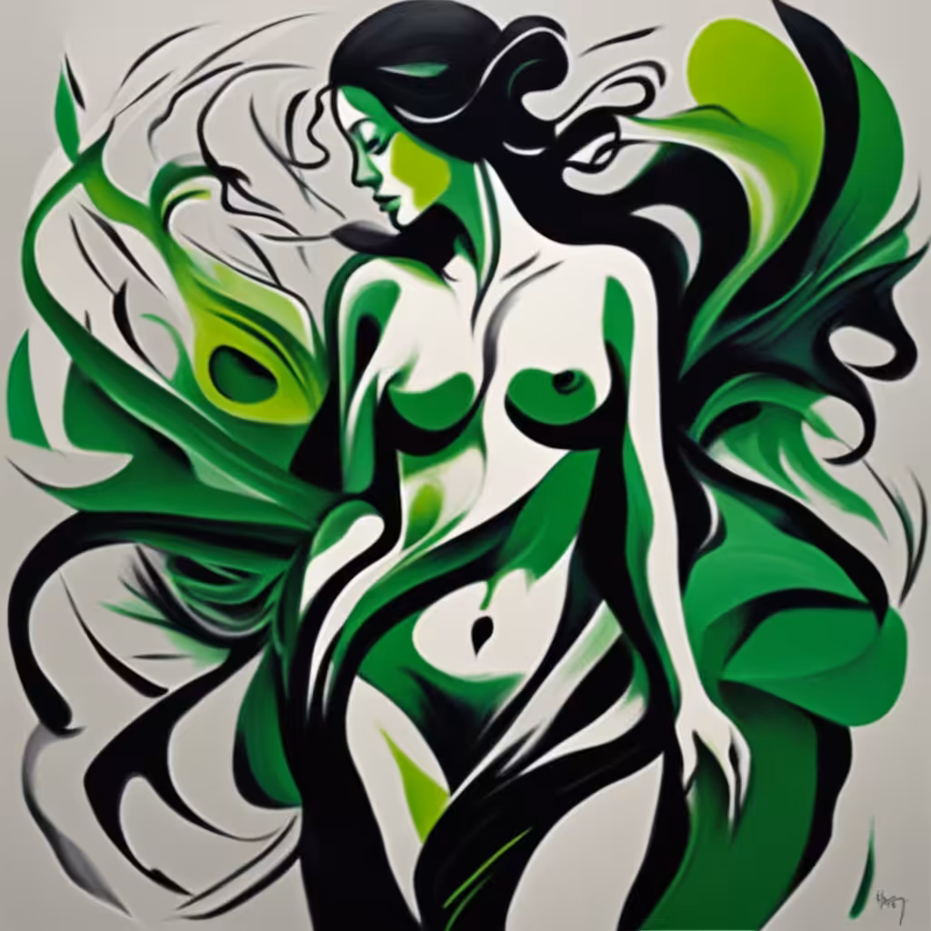 She Who Moves Like Green Water