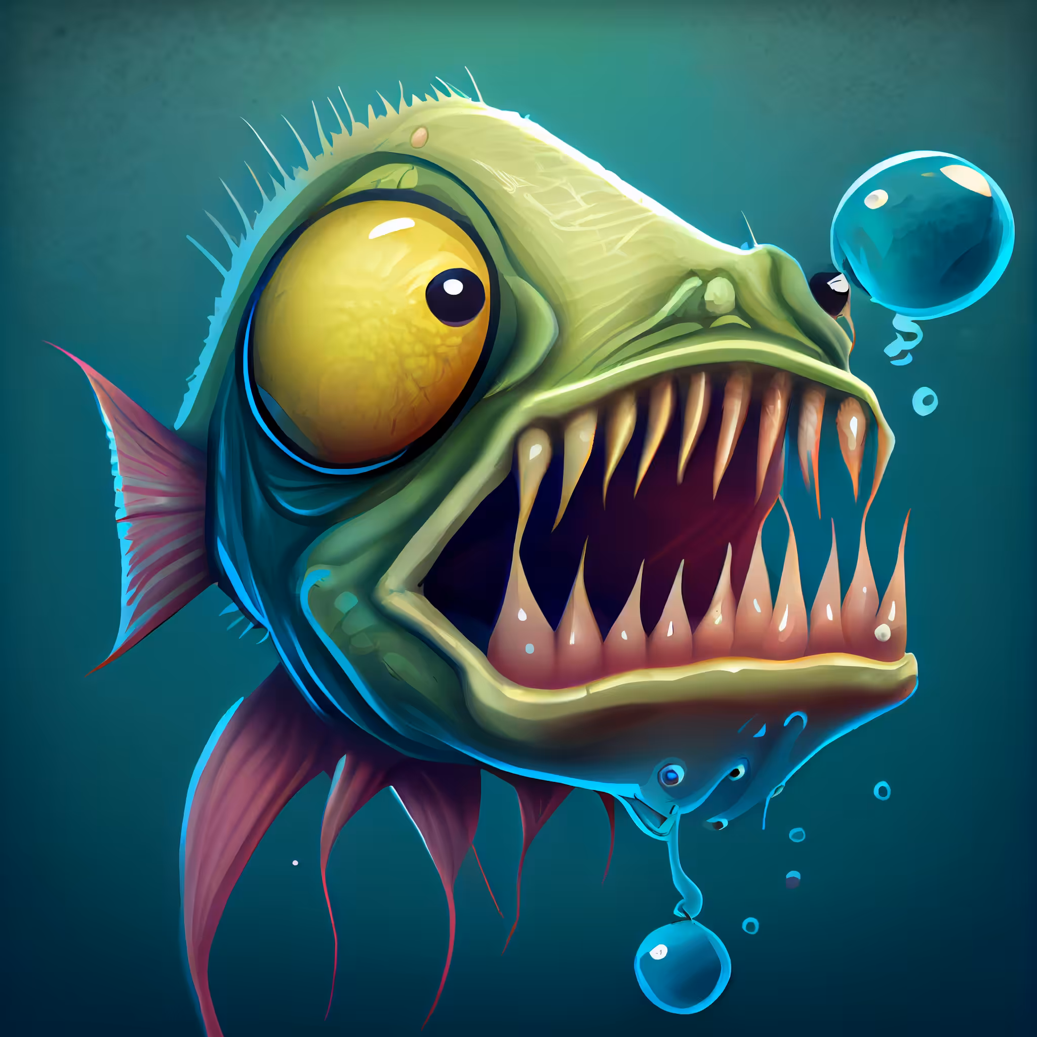 Mutant zombie fish