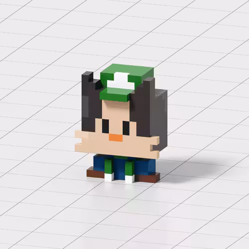 Crypto Voxel Cats #034