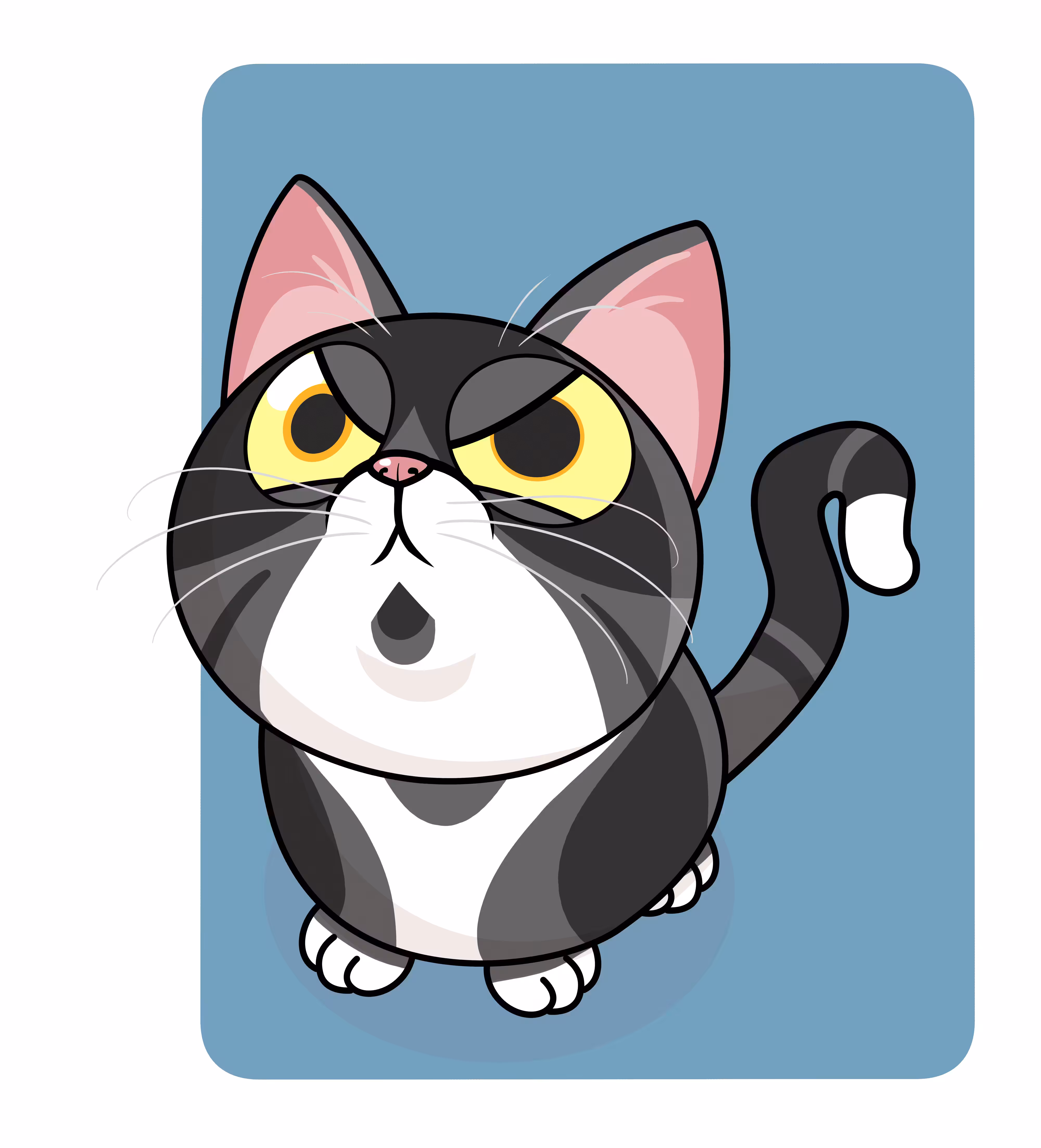 Cat Staring Galaxy #E0015