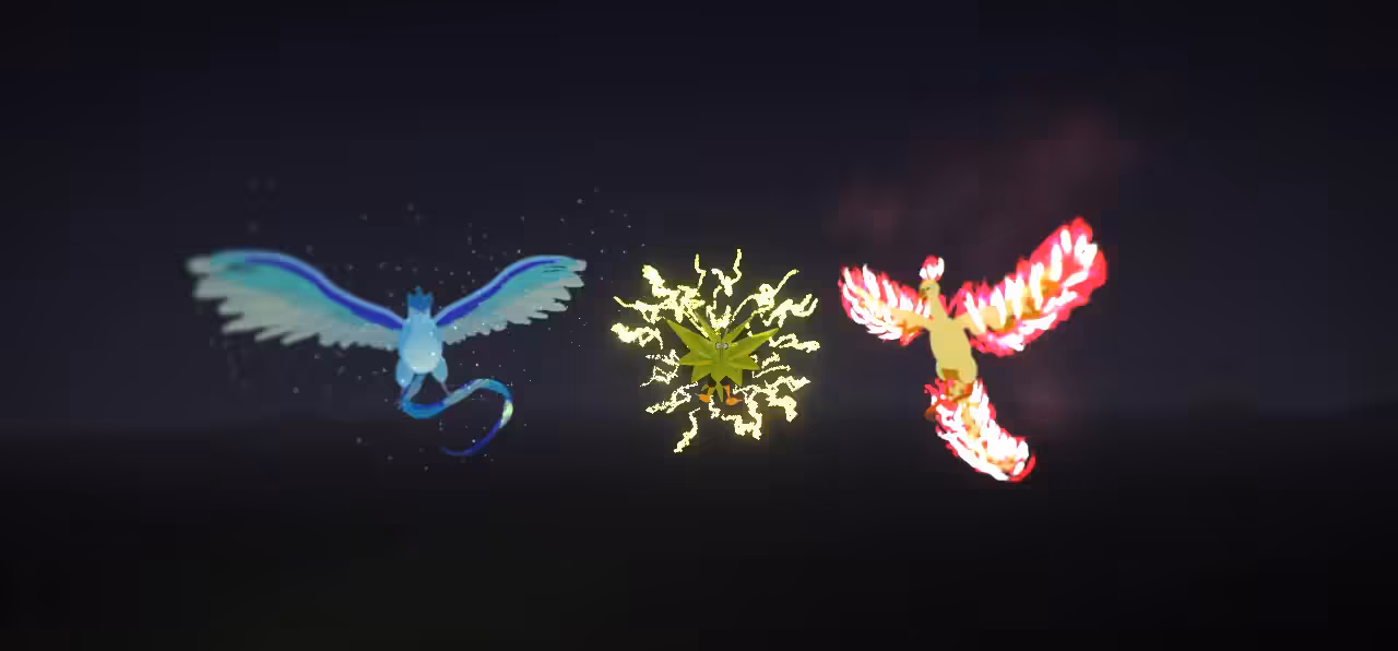 The 3 Legendary Kanto Birds