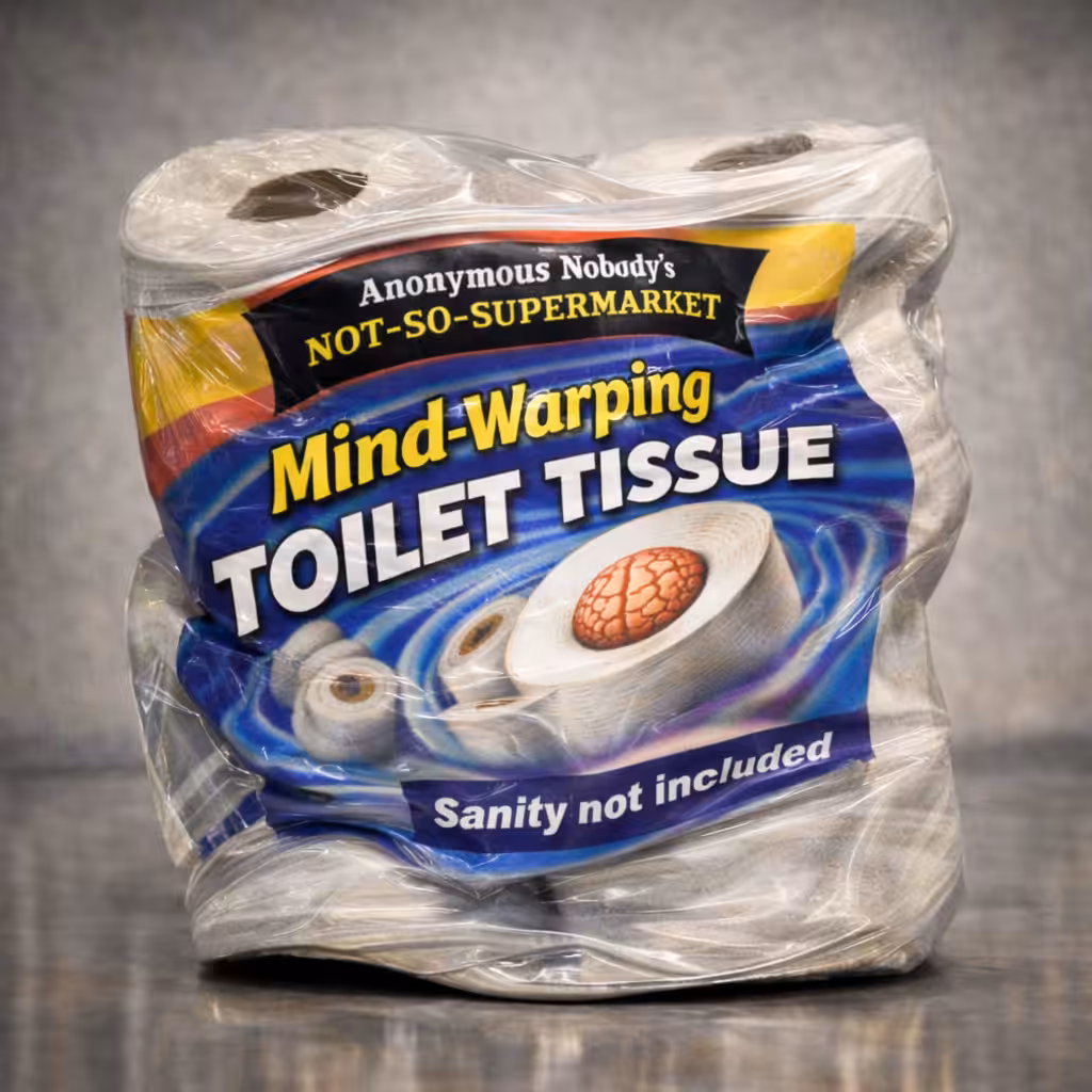 Anonymous Nobody’s Not-So-Supermarket: Mind Warping Toilet Tissue