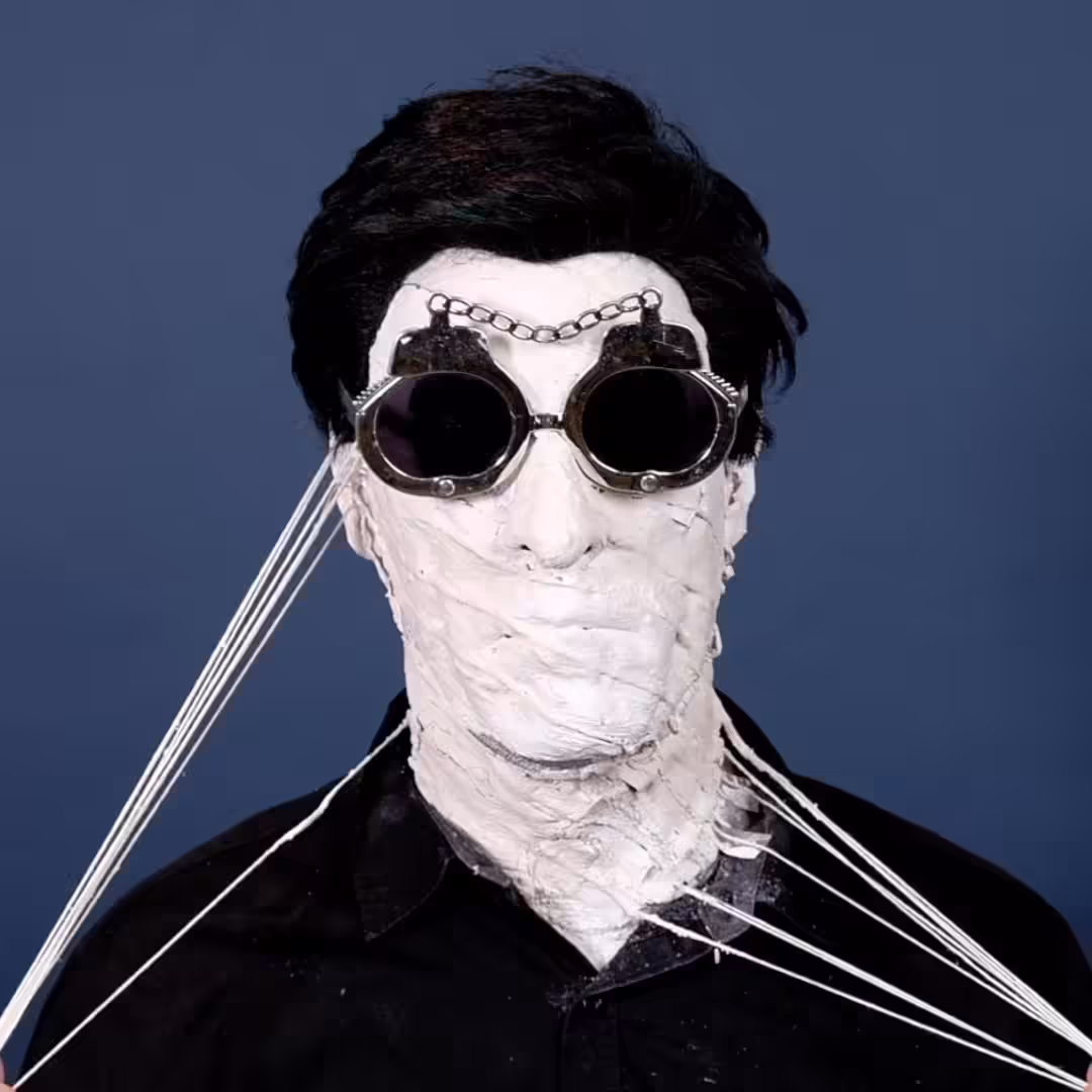 Dark Blue Face Crack