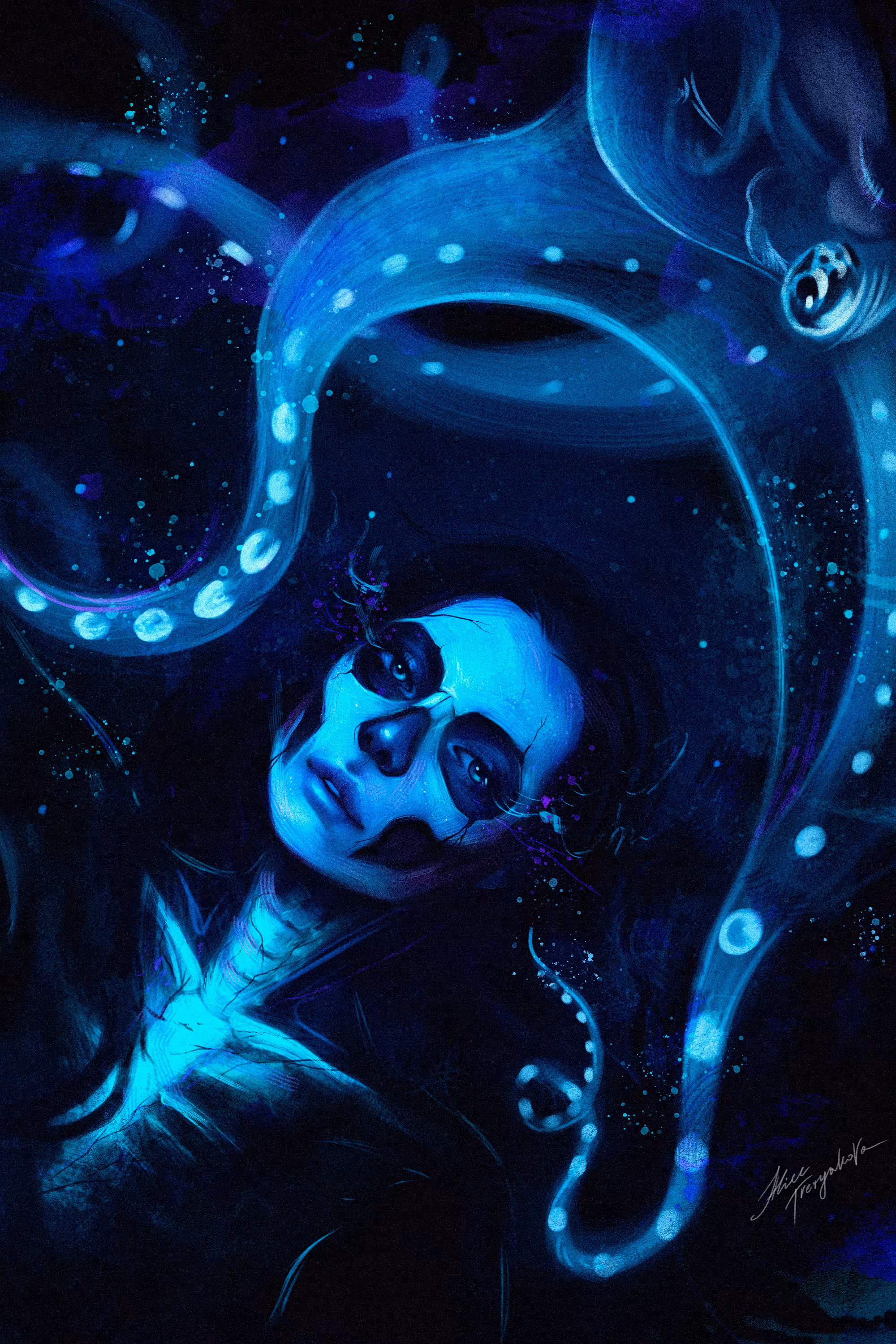 In deep water