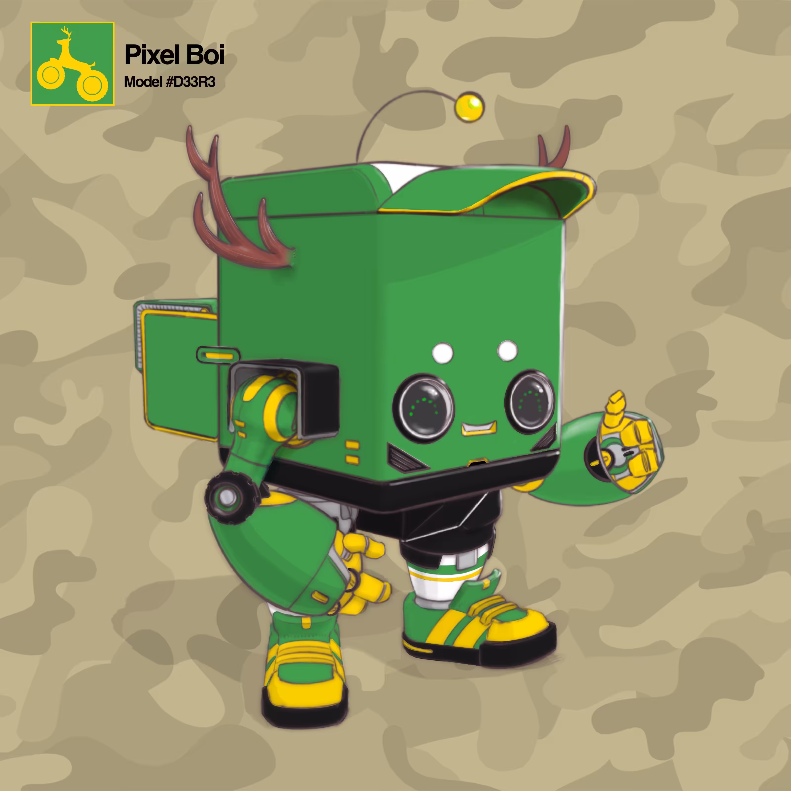Pixel Boi - D33R3