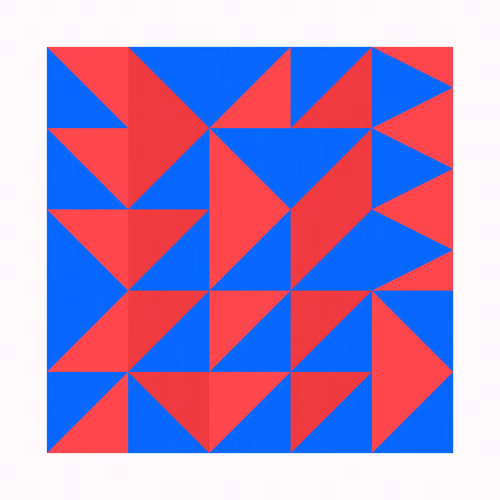 Triangle Pattern II #50