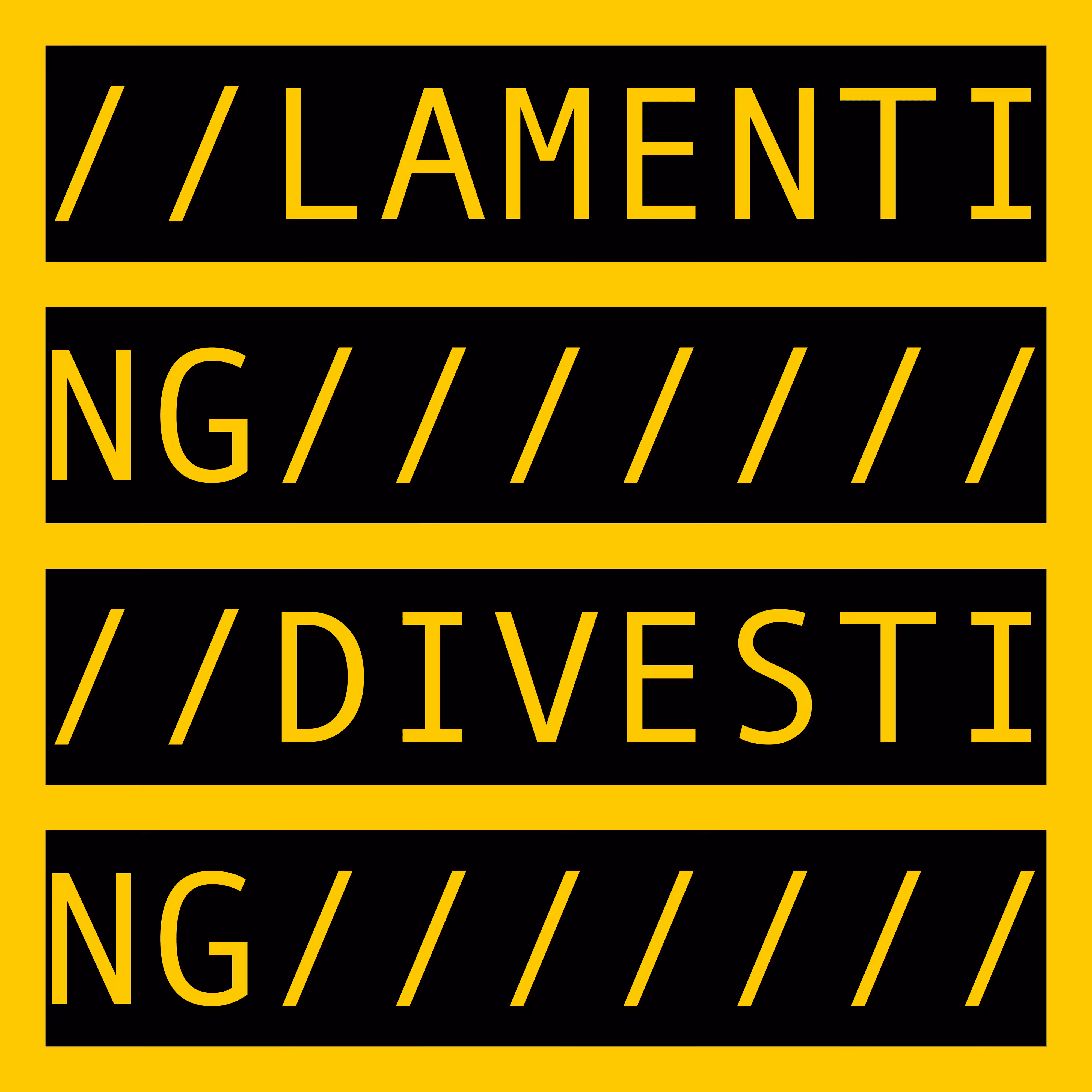 LAMENTING DIVESTING