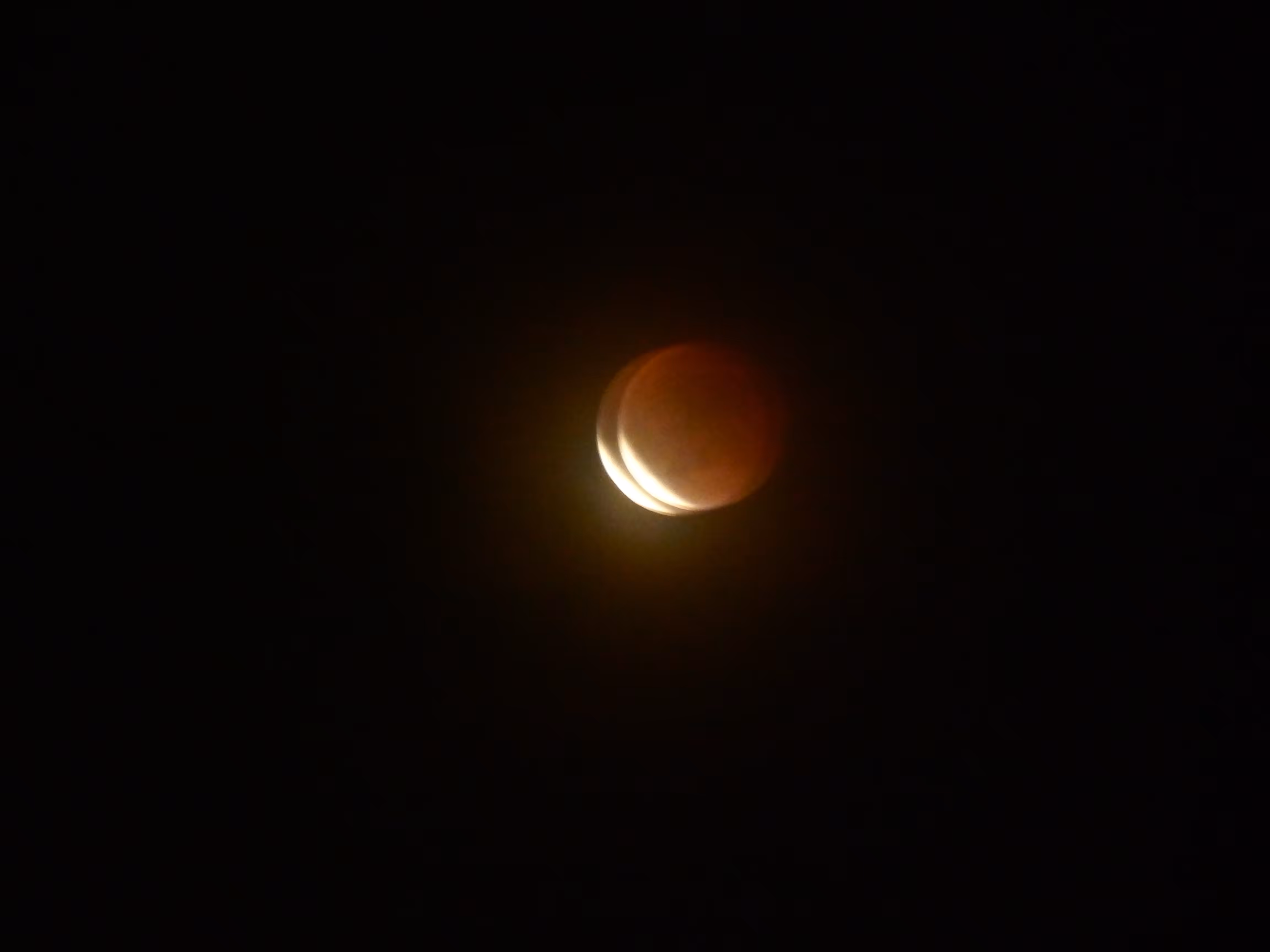 Lunar eclipse by an unsteady hand!