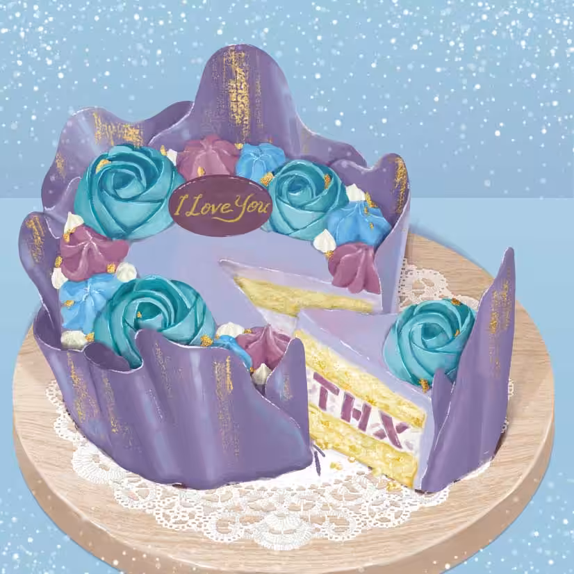 Failentine Bouquete Cake