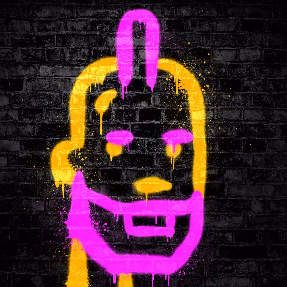 Neon Graffiti Punk #1