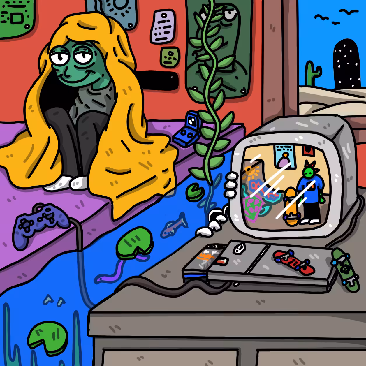 Room Of The Bed