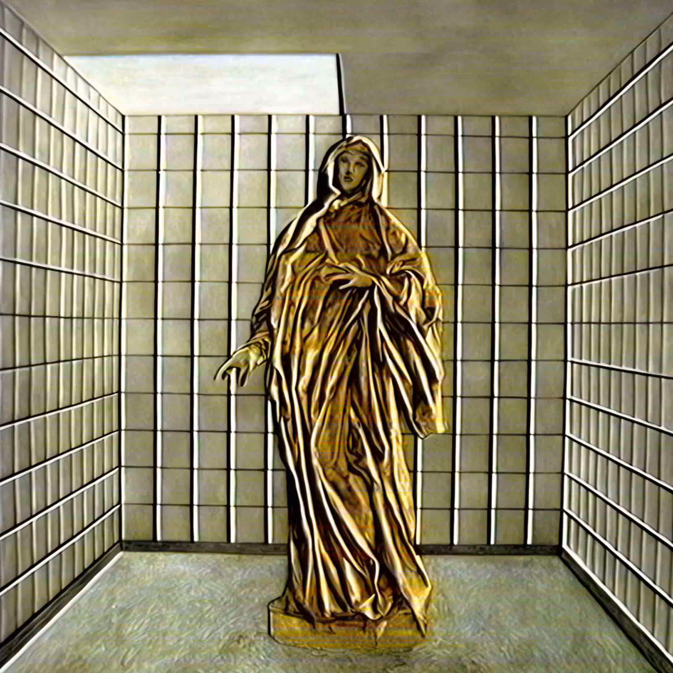 Quantum Communications - Statue of Many Faces