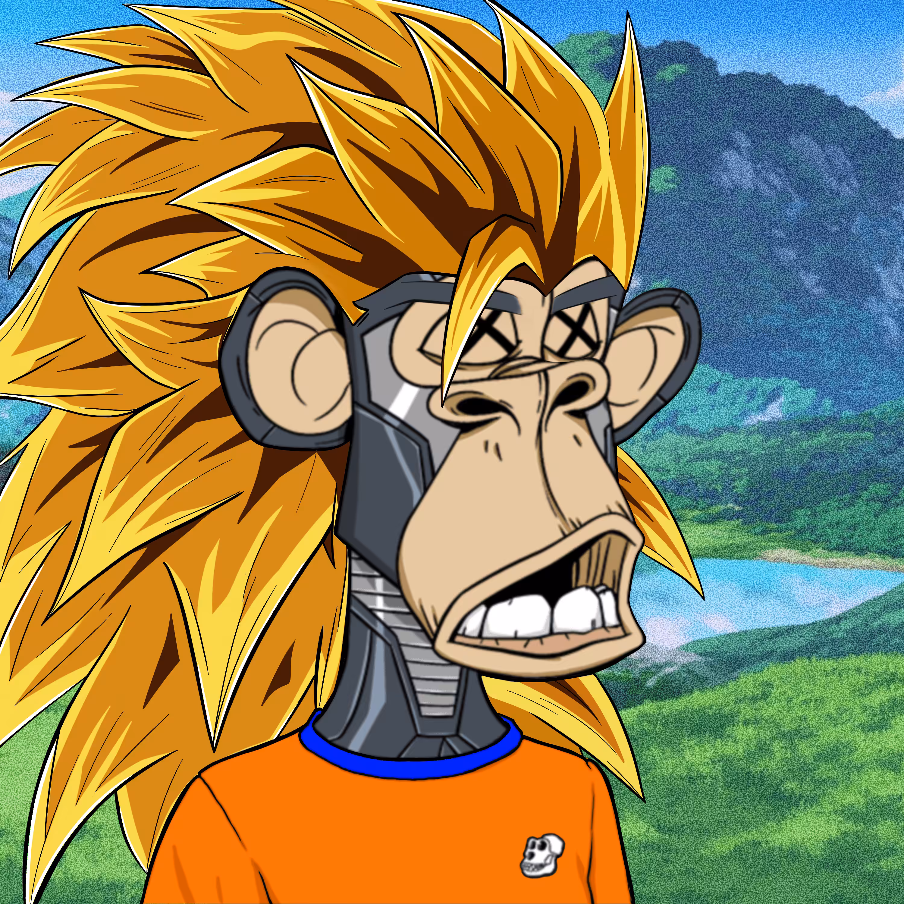 BAYC#7475 Ascended Ape SSJ3