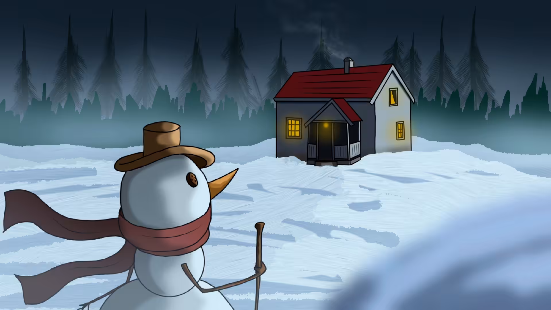 Art Of Abolfazl : The snowman goes home