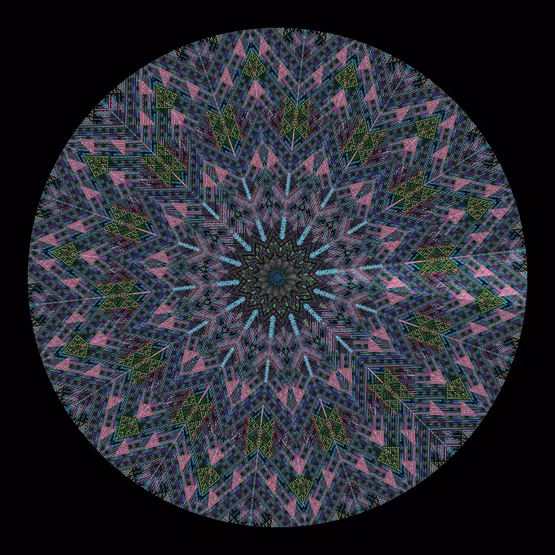 Binary kaleidoscope #7