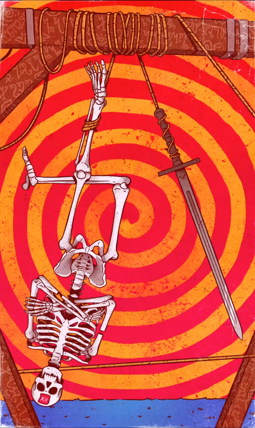 The Hanged Man of Damocles