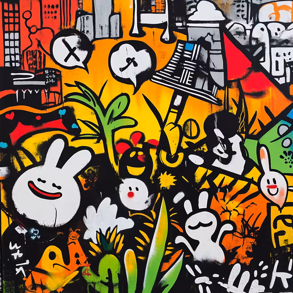 Street Art: The White Rabbit