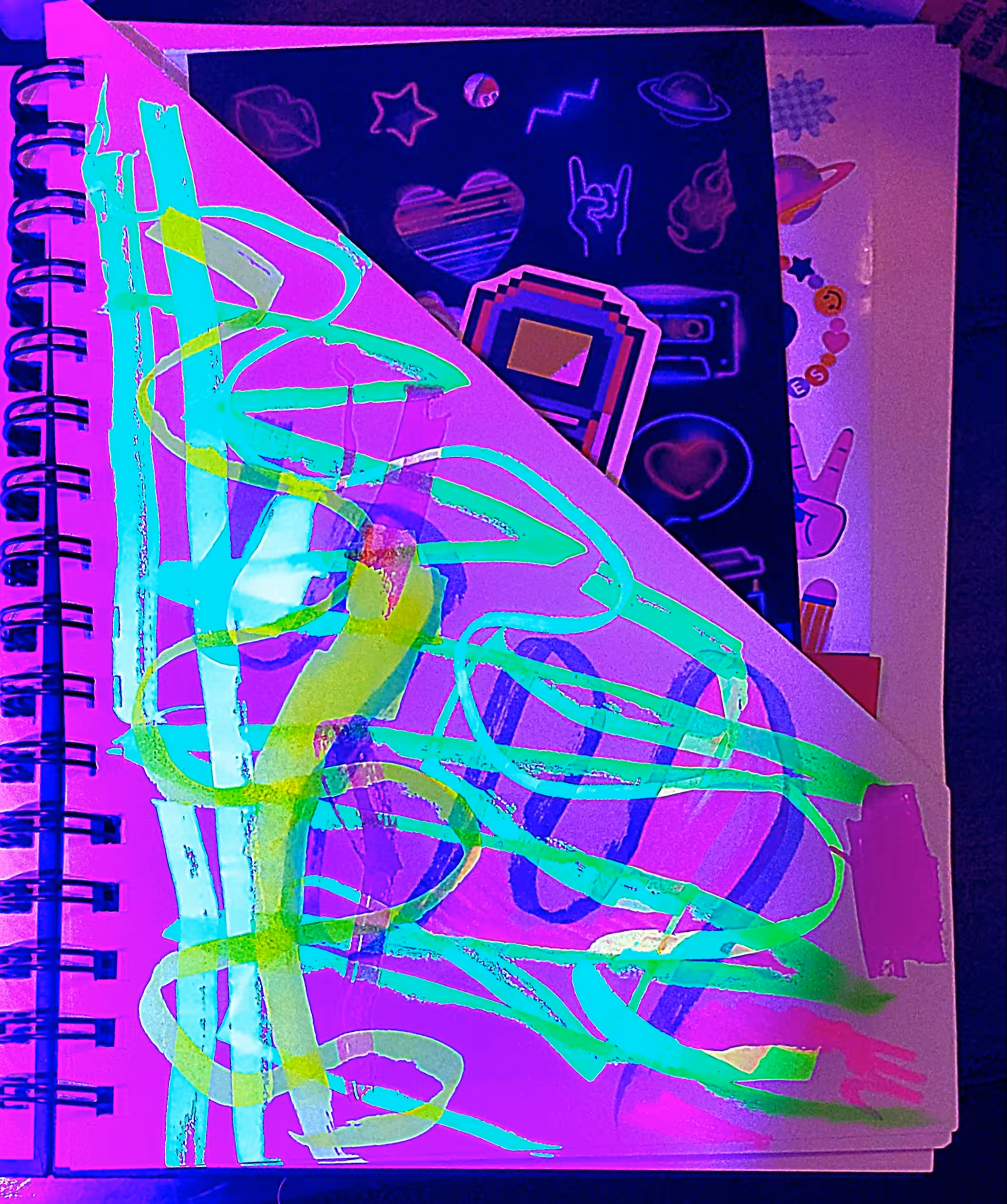 "Glow Notebook" by Richard F. Yates (Holy Fool)