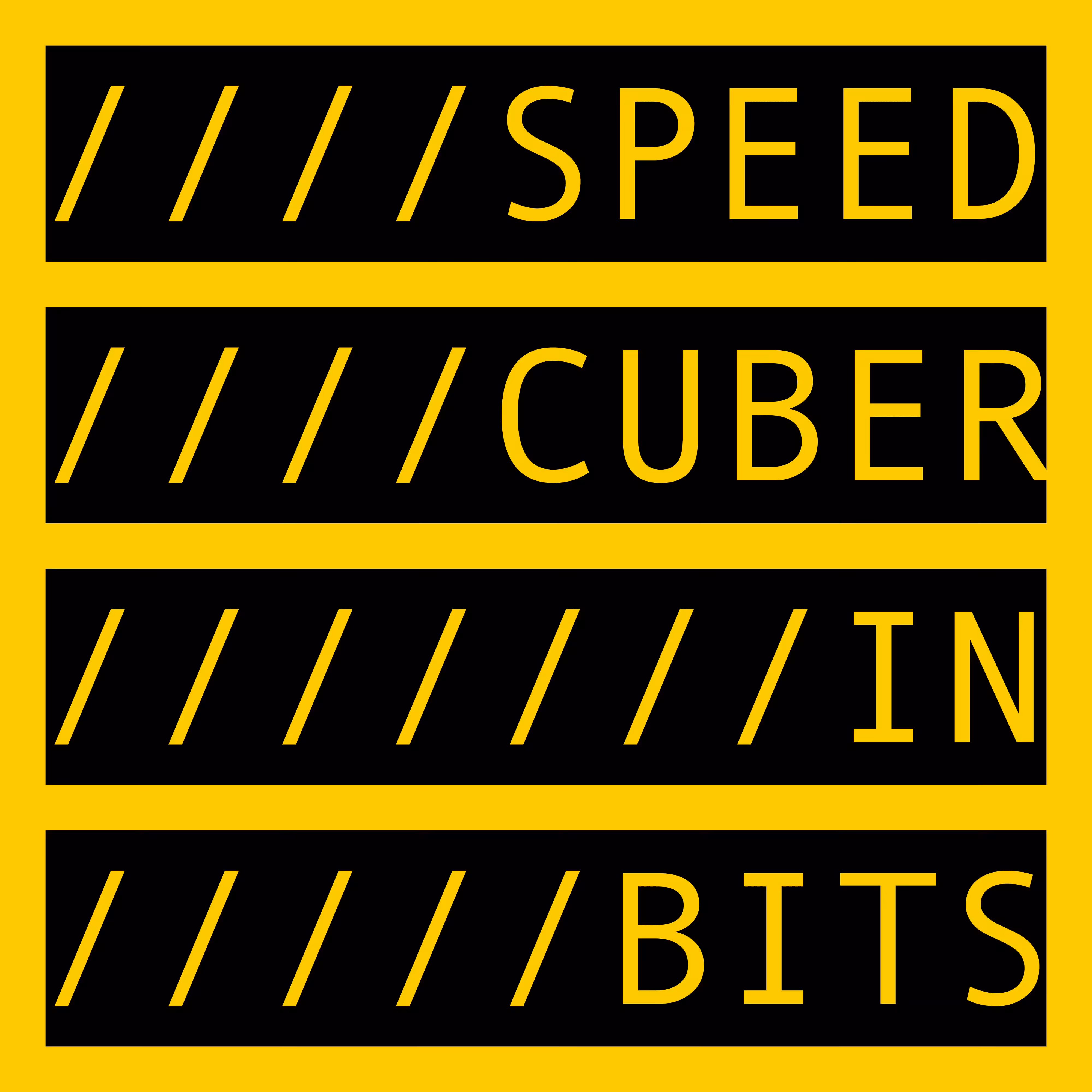 SPEED CUBER IN BITS