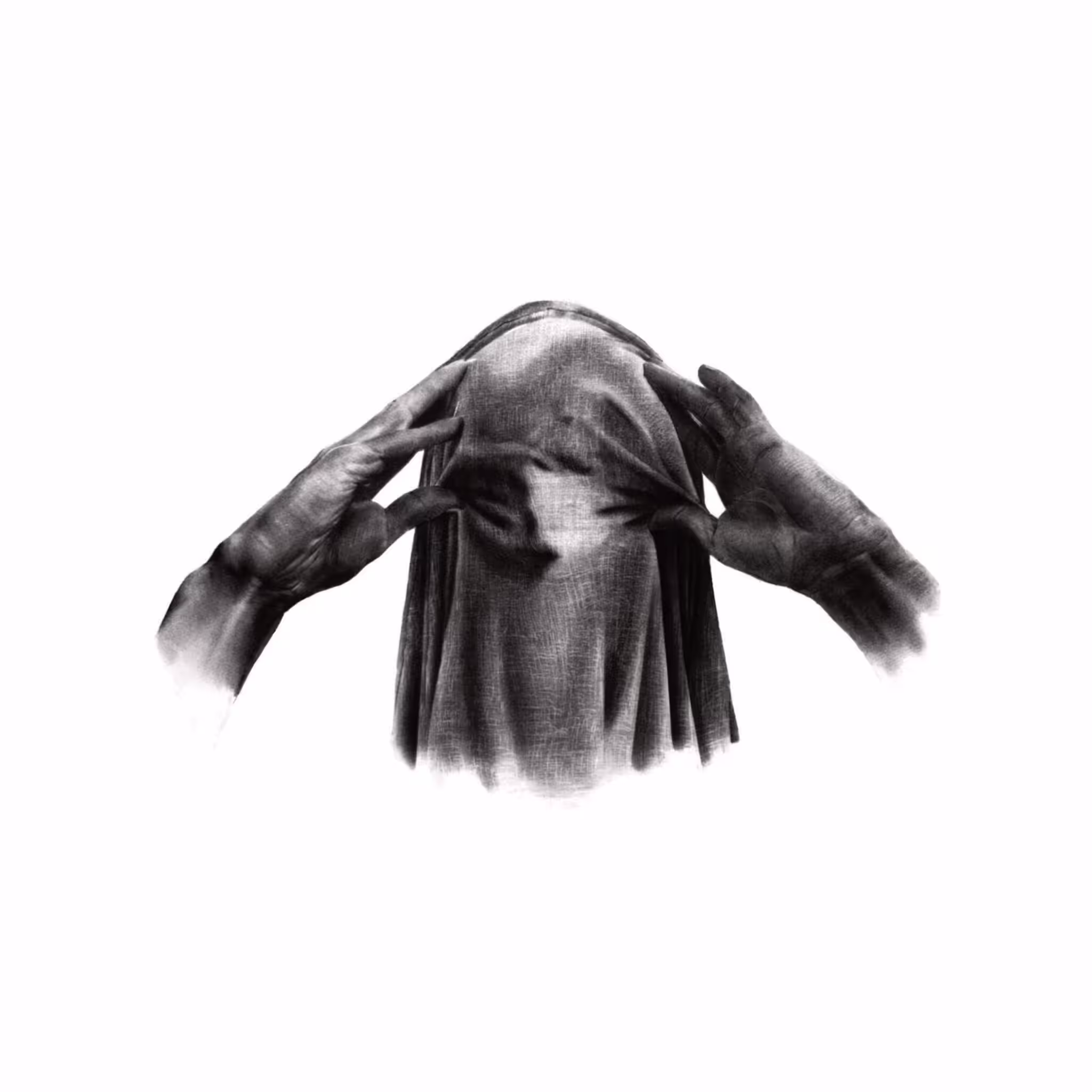 Man covered in illusions II