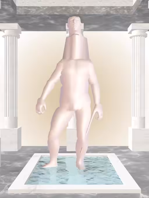 HeavenComputer: The Victorious Peach Halo Man #1755