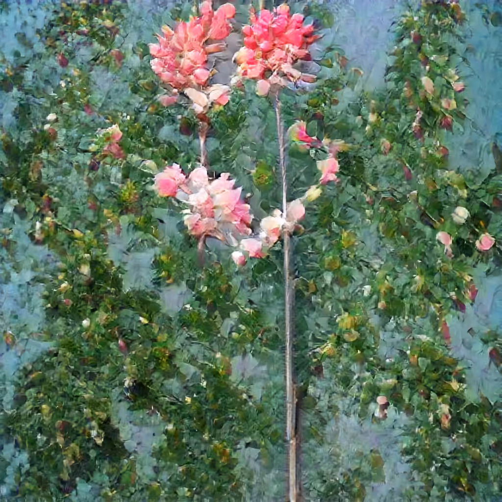 Pink Flamewillow Flower Bush