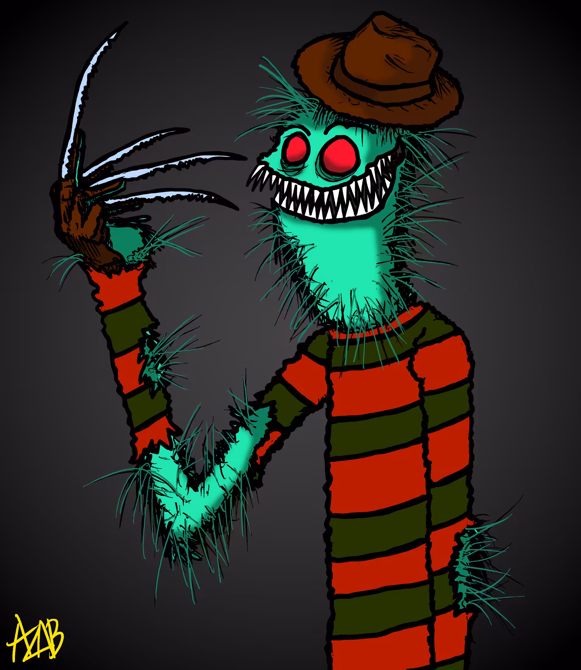 KGFY Freddy Kruger Costume