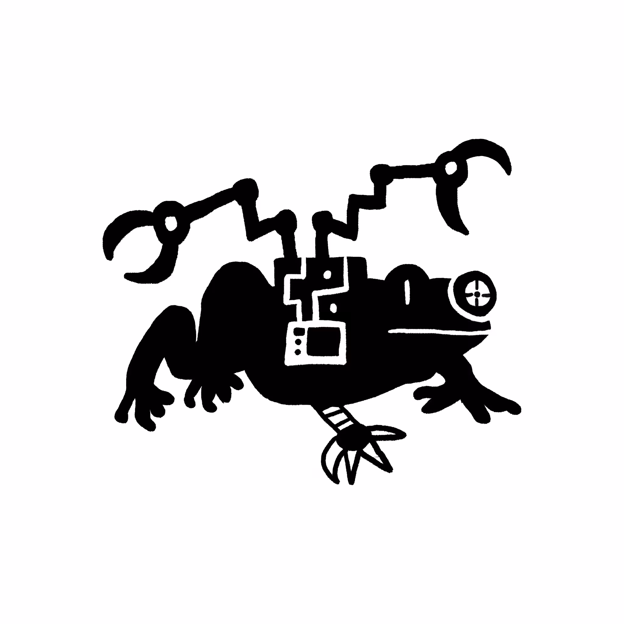 Cyberpunk Frog