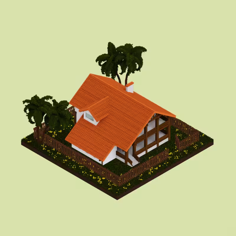 Pastel cottages #68