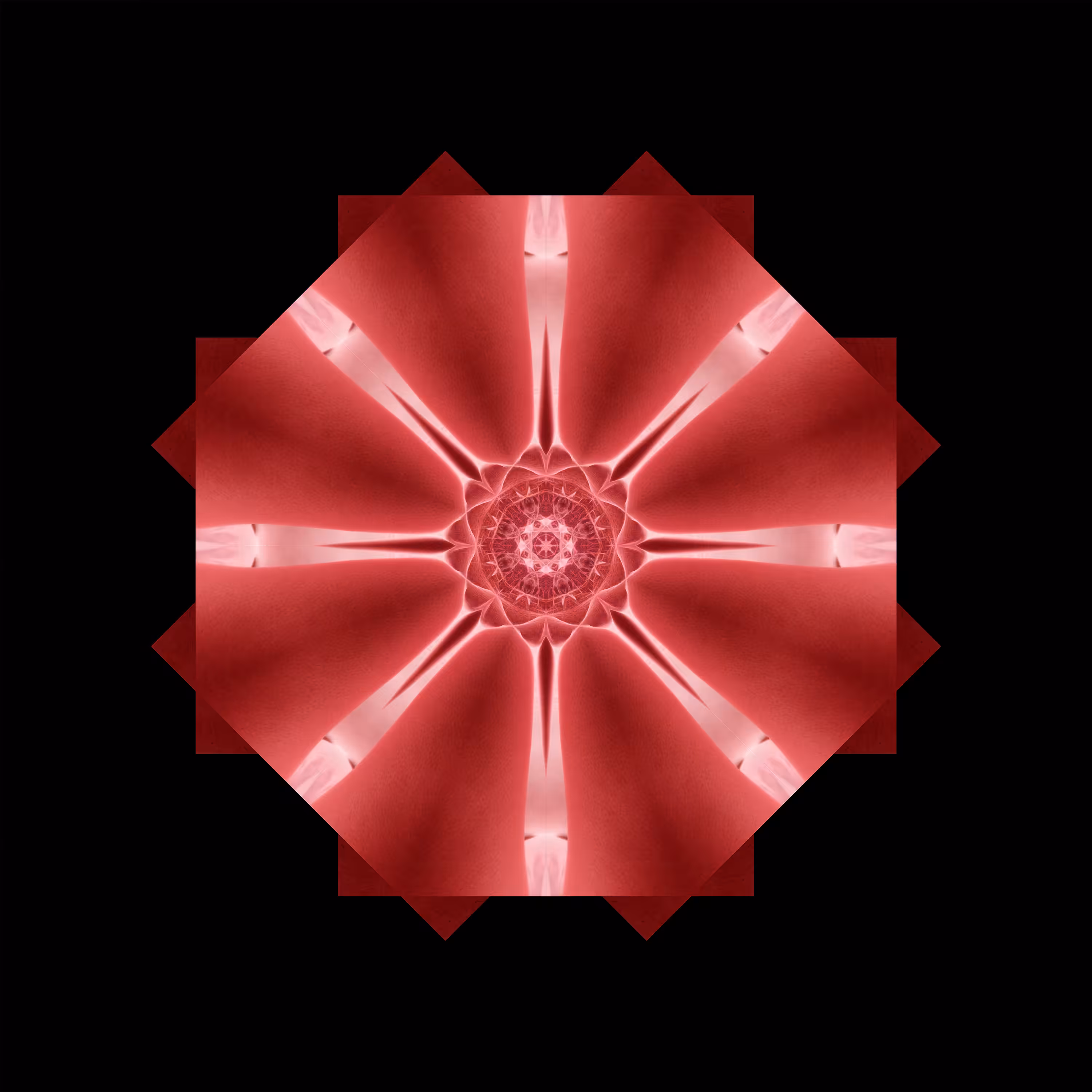 Yin Mandala: Red
