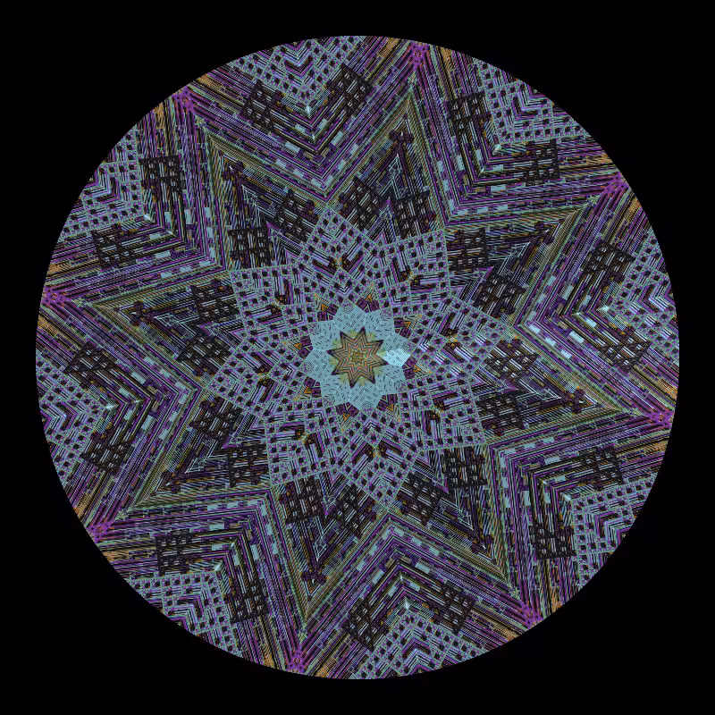 Binary kaleidoscope #32