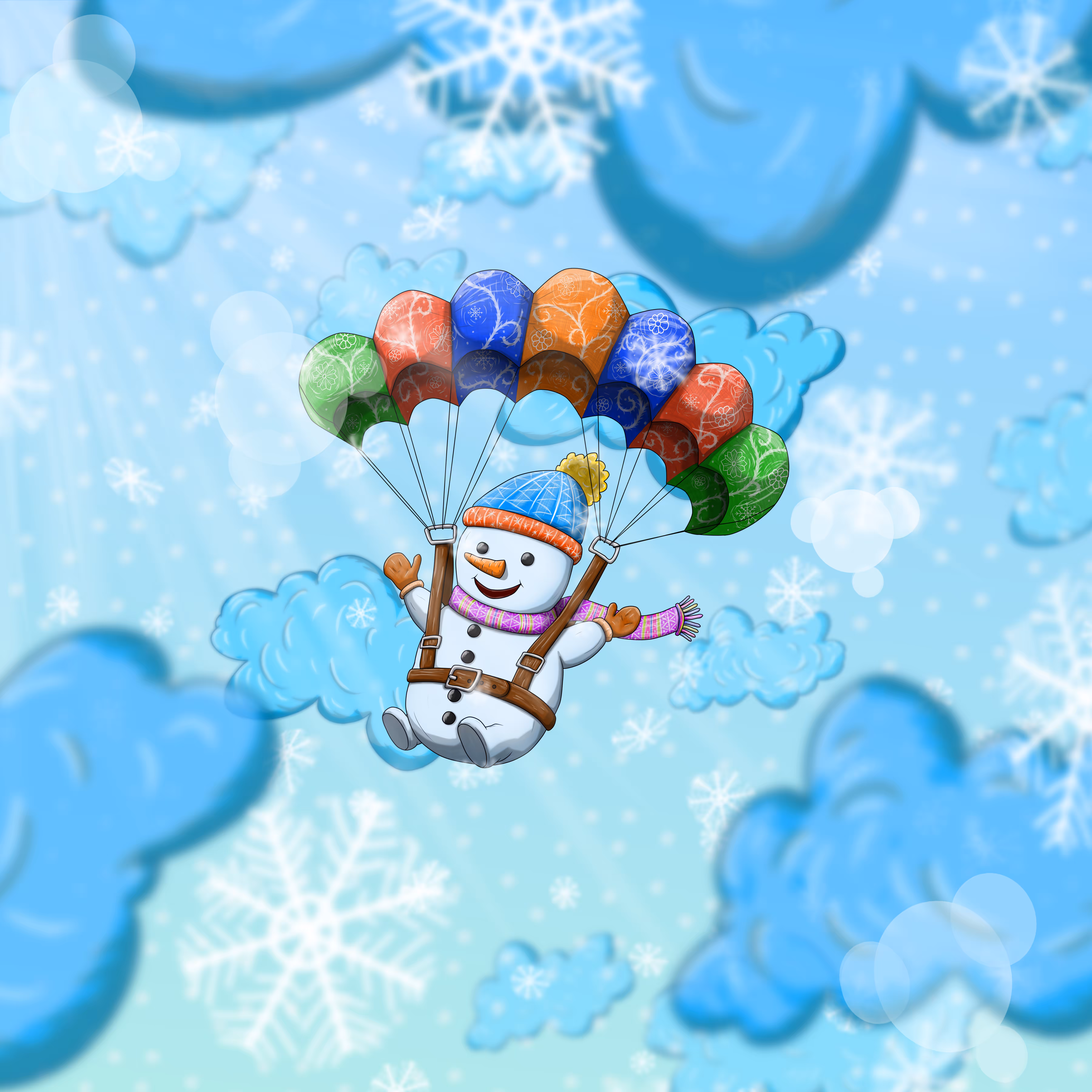 The Flying Snowman