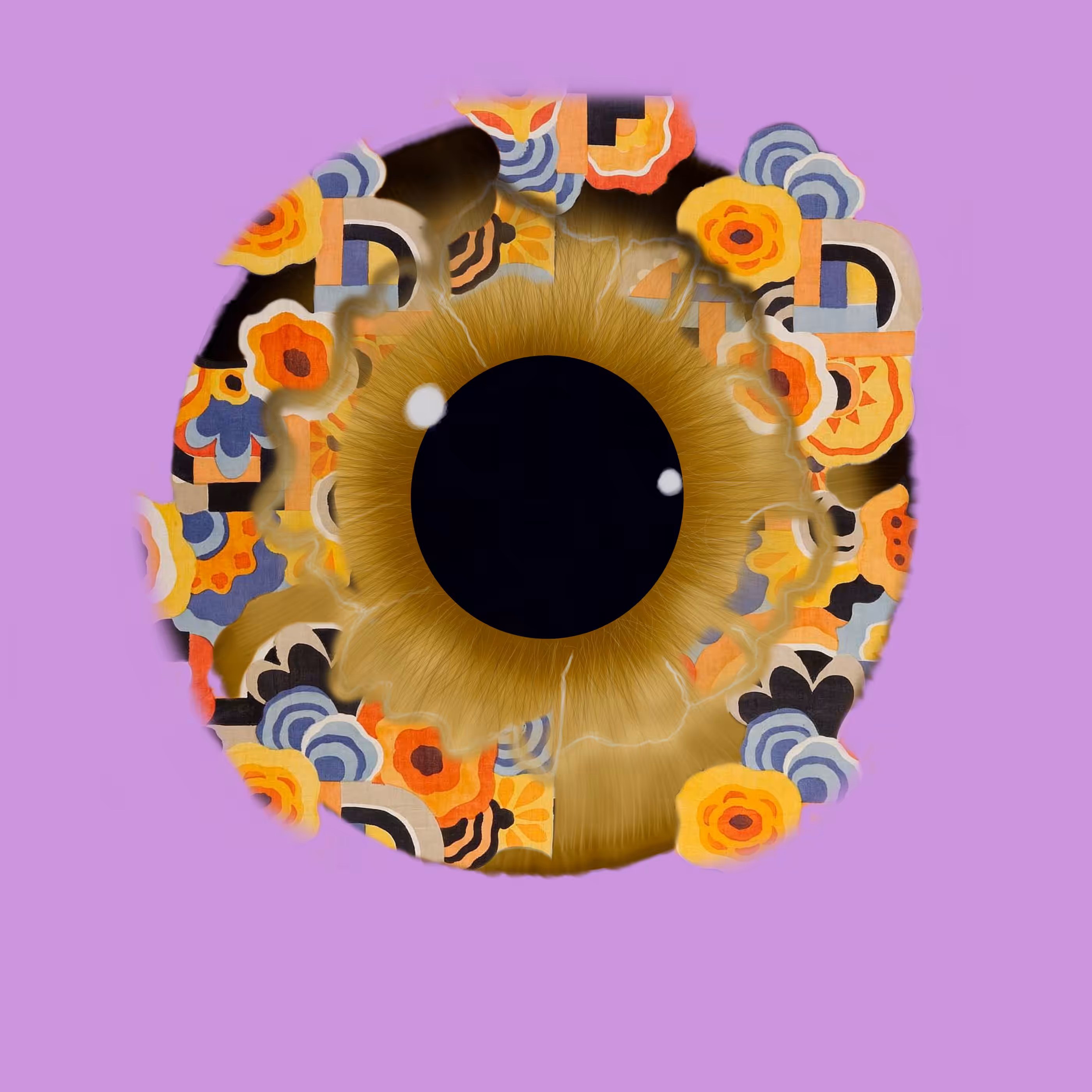 Eyemazing Iris: Flower Power ‐ Purple