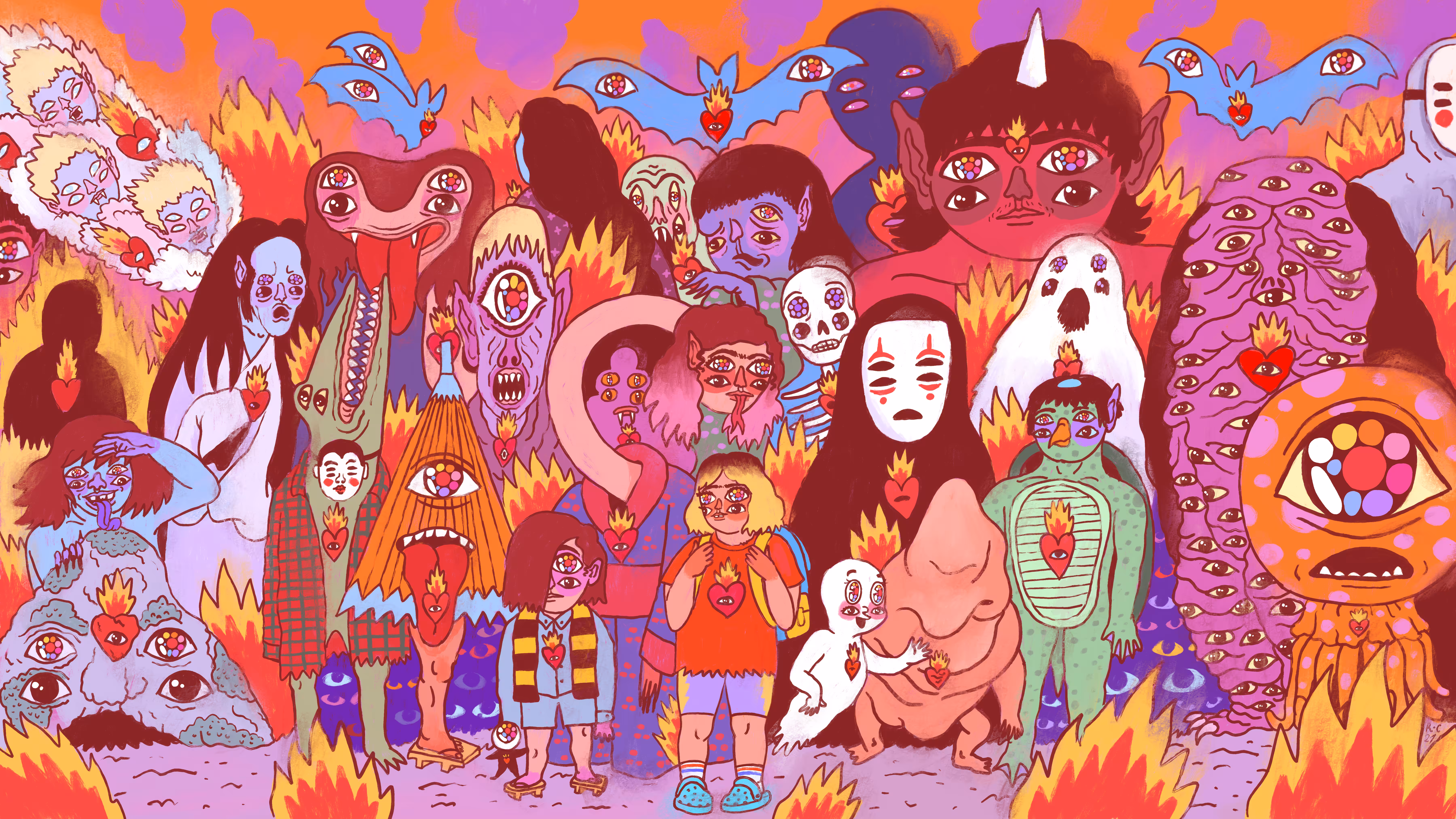 Wall of Friends by Ricardo Cavolo